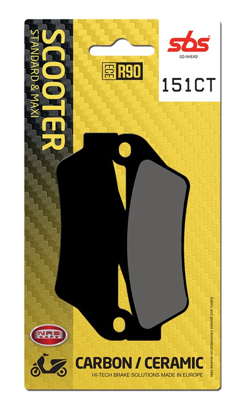 SBS brake pads KH181 maxi carbon tech colour black (151CT)